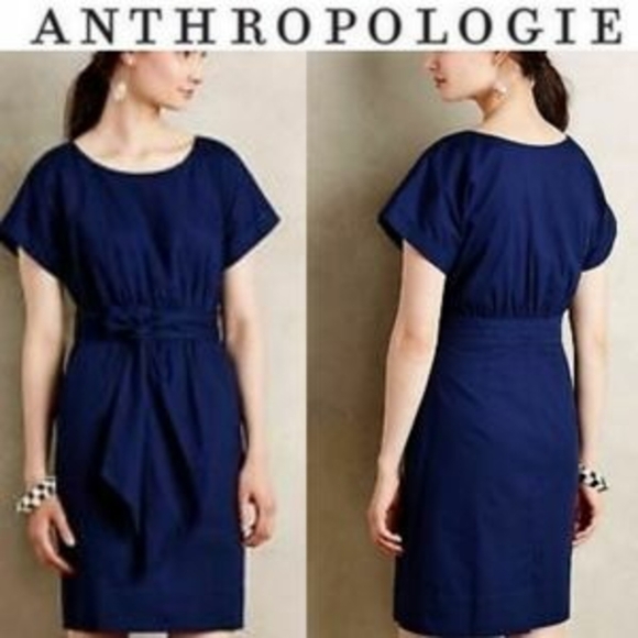 Anthropologie Dresses & Skirts - Anthropologie Deep Blue Mini Dress